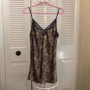 Leopard print lingerie